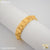 Freemen lion face gold plated Bracelet for Men - FMGB118