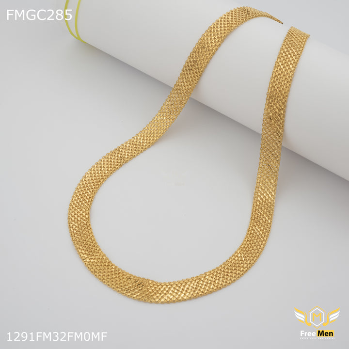 Freemen Milan five line gold plated Chain FMGC285 – Freemen®