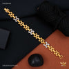 AD Butterfly Gold Plated Braceletfor Men