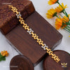 AD Butterfly Gold Plated Braceletfor Men