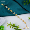 AD by AD Owel Bracelet Gold Plated For Women 