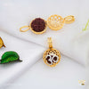 AD OM with Net Ball RudrakshaPendent for Men