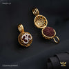 AD OM with Net Ball RudrakshaPendent for Men