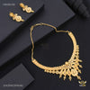 Antique Drop with Leaf cut Necklaces with Earring for women 