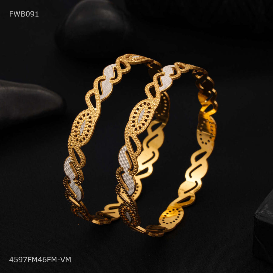 Antique filigree cutwork Bangles For Women - FWB091