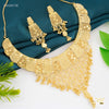 Antique Gold Plated Temple Necklace Set with Earring for women 