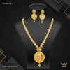 Antique Lining Net Set with Earring for women 