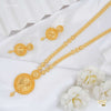 Antique Lining Net Set with Earring for women 