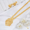 Antique Mini Round Net Flower Set with Earring for women