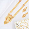 antique-moon-cut-mini-ball-with-earring-for-women