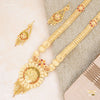 antique-moon-cut-mini-ball-with-earring-for-women