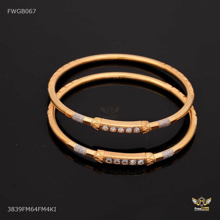 Antique Shini AD Box Bangles For Women - FWGB067