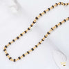 Black Shini Golden Rudraksha mala