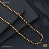Black Shini Golden Rudraksha mala
