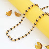 Black Shini Golden Rudraksha mala