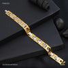Black with Golden Ceramic Bracelet For Men