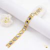 Black with Golden Ceramic Bracelet For Men