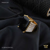 Broad Black AD with Sini Dimond ring design for men