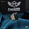 Broad Black AD with Sini Dimond ring design for men