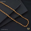 Brown Shini Golden Rudraksha mala