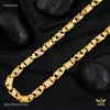 C cut Nawabi with Triangle Shape gold plated Chain