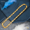 C cut Nawabi with Triangle Shape gold plated Chain