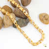 C cut Nawabi with Triangle Shape gold plated Chain