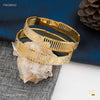 Classic Carved Shine Bangles For Women