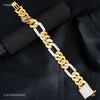 Cuban Link with Diamond Braceletfor Men - FMGB268