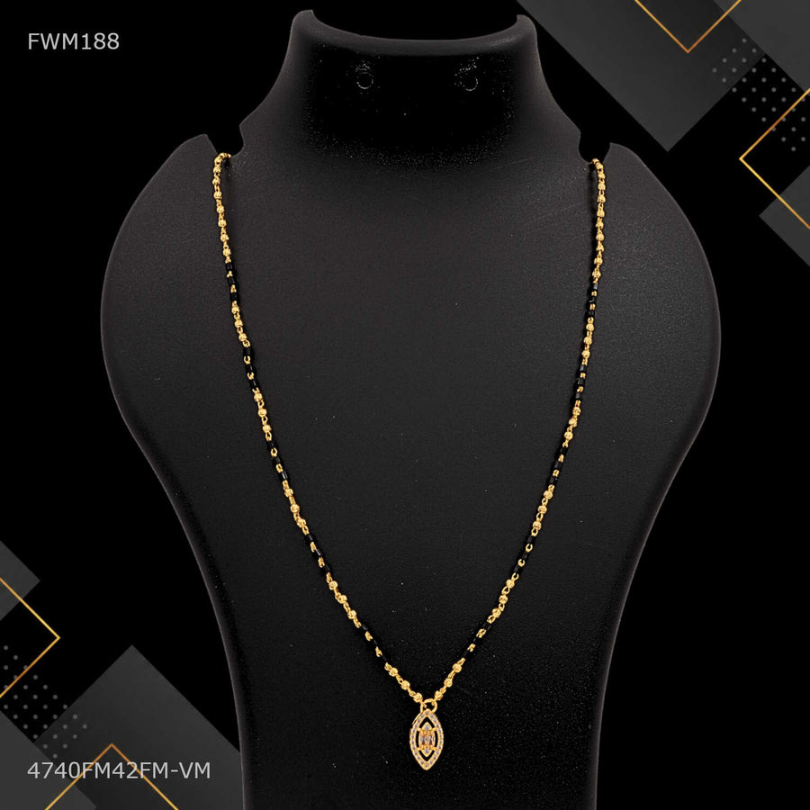 Designer AD Eye Shape Mangalsutra for women - FWM188