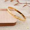 Designer Arrow Lining golden kada for Men