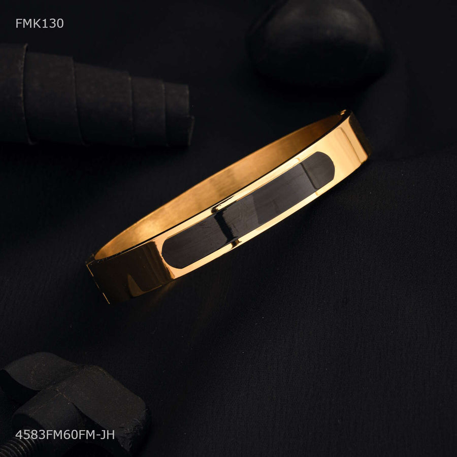 Designer Black with Golden kada for Men -FMK130