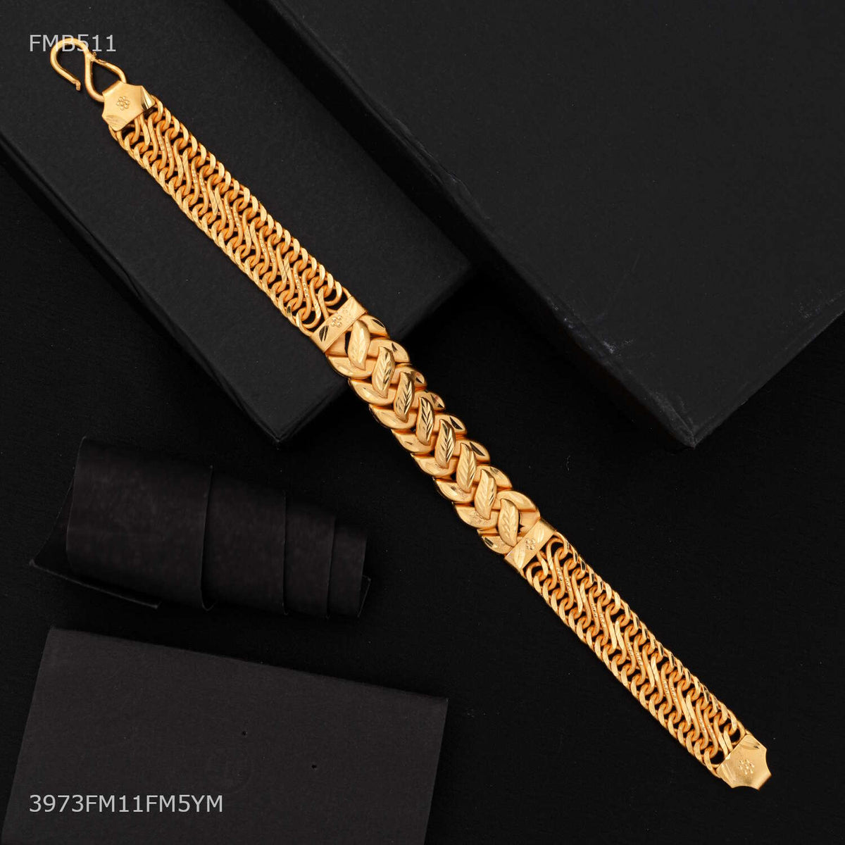 Designer Broad Atti with Pokel Bracelet For Men - FMB511