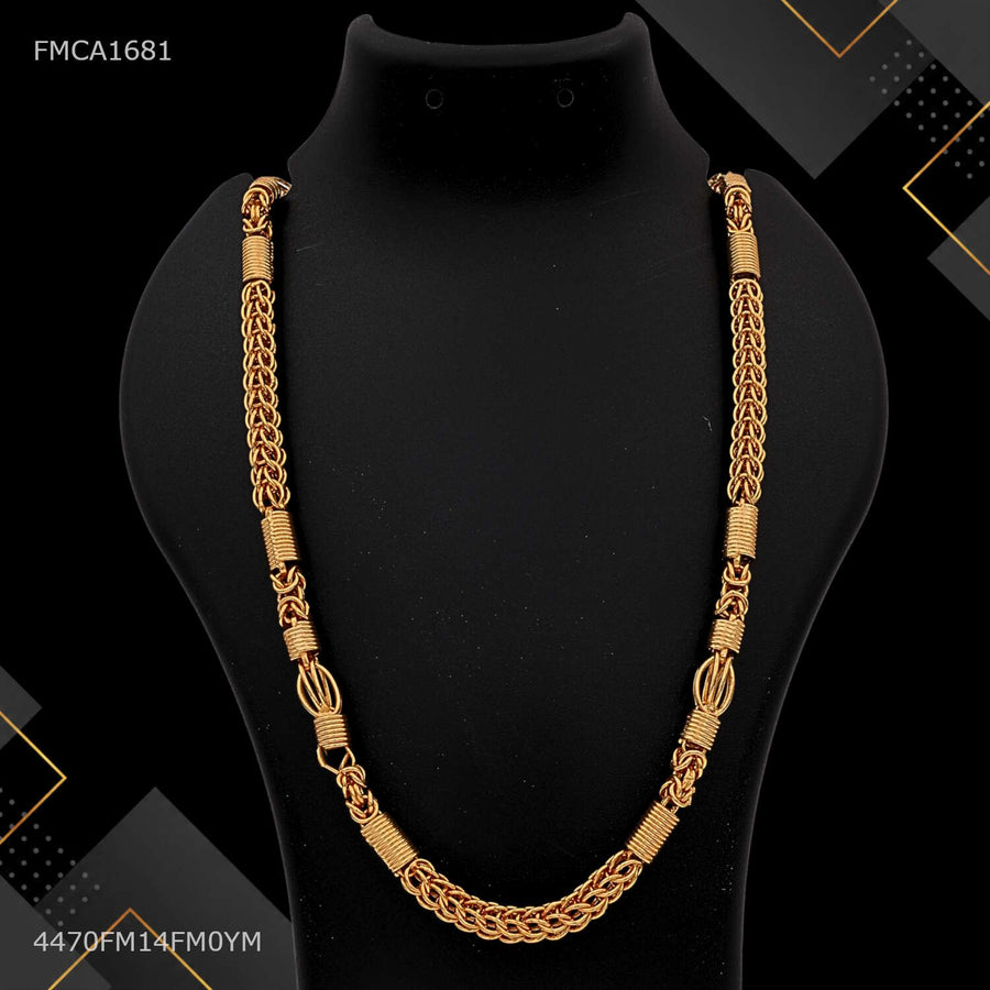 Designer Byzantine with Spring Pipe Indo Chain for Man - FMCA1681