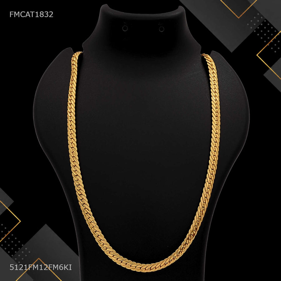 Designer Classic Flat Cuban Link Chain for Man -FMCAT1832