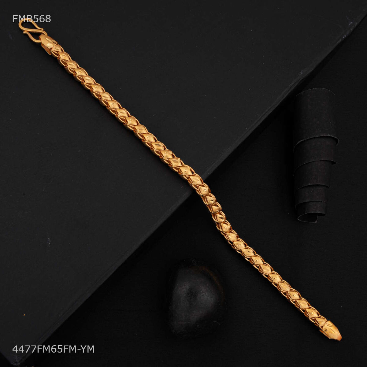 Designer Dimond Box to Box Bracelet For Men - FMB568