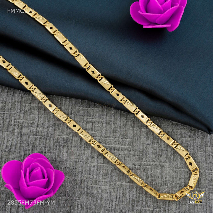 Designer Dimond cut Nawabi Chain for Man - FMMC970 – Freemen®