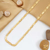 Designer Dual L Cut Nawabi Gold plated Chain
