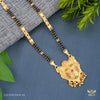 Designer Dual Mini AD Golden Mangalsutra for women 