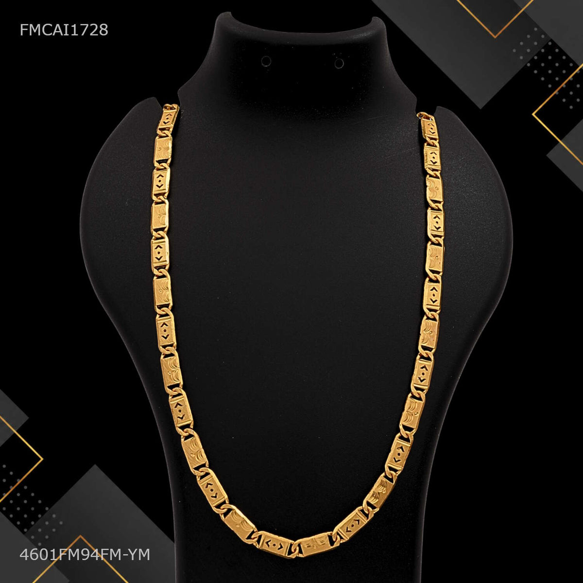 Designer Dual Mini Arrow Nawabi Chain for Man -FMCAI1728