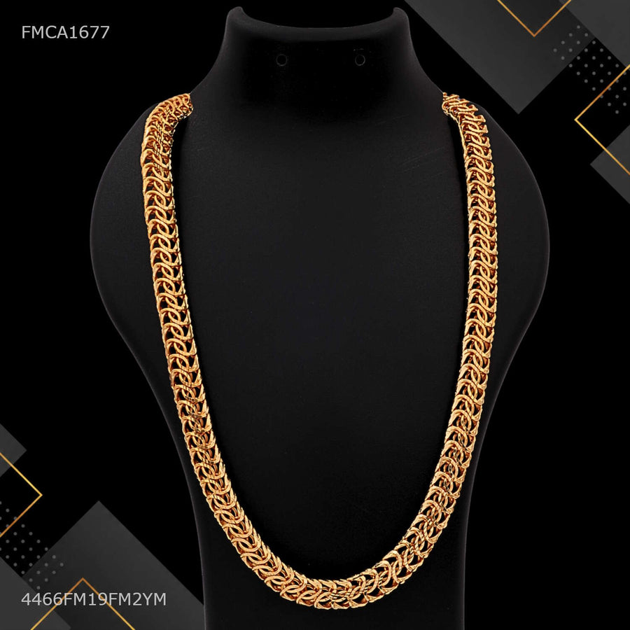 Designer Dual Rings Heavy Chain for Man - FMCA1677