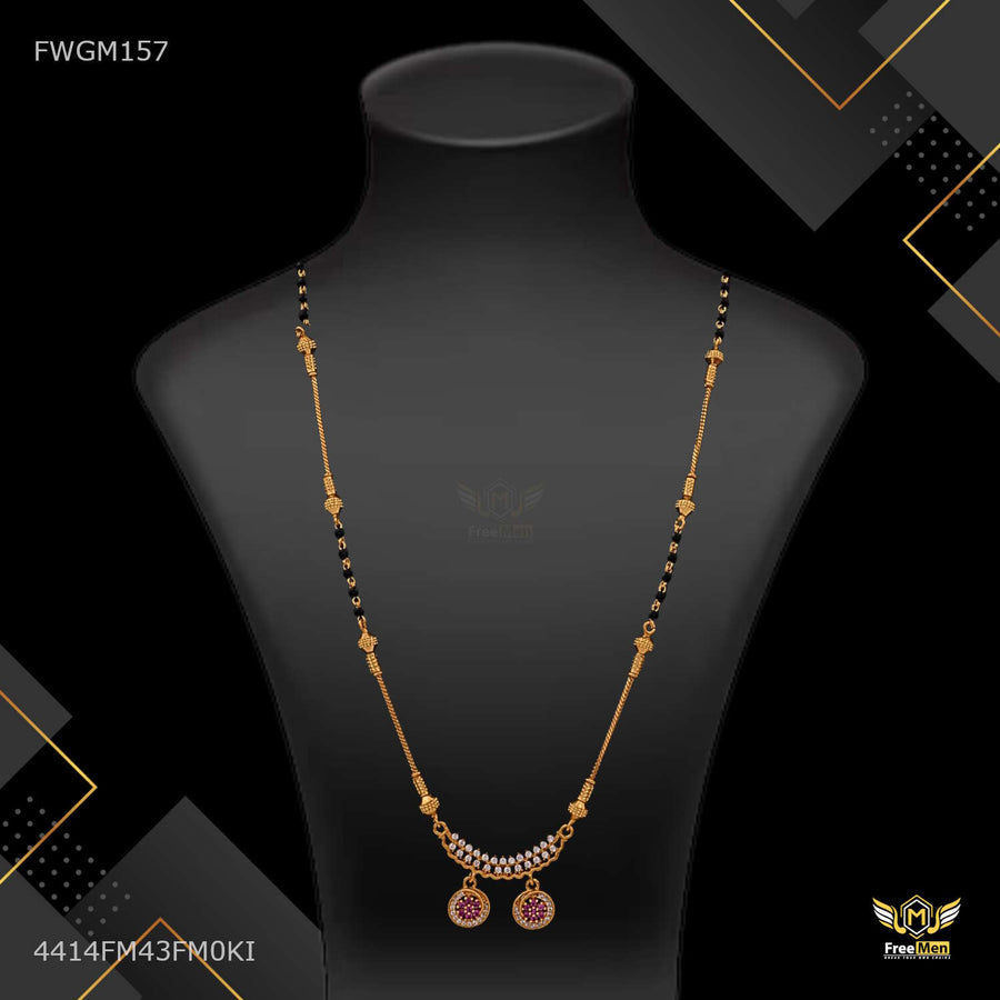 Designer Fancy Dual Ball Mangalsutra for women - FWGM157