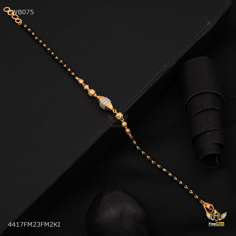 Designer Fancy Hand Mangalsutra with AD Bracelet For Women - FWB075
