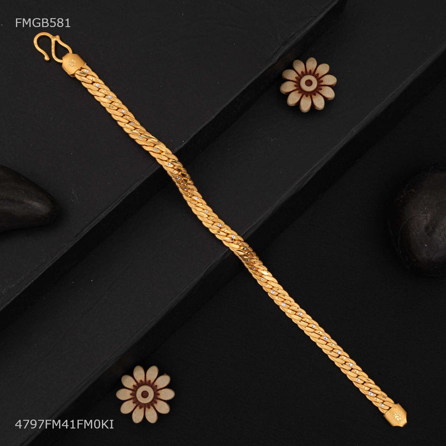 Designer Flat Atti with Dot Bracelet For Men - FMGB581