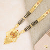 Designer Flower Golden Mangalsutra for women