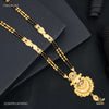 Designer Half AD Moon Mangalsutra for women