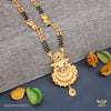 Designer Half AD Moon Mangalsutra for women