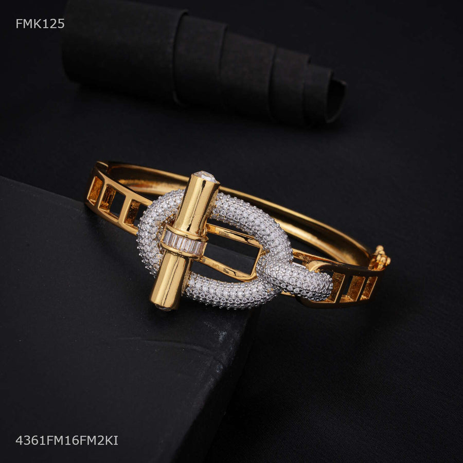 Designer Heavy Chain Lock with AD kada for women - FMB1255