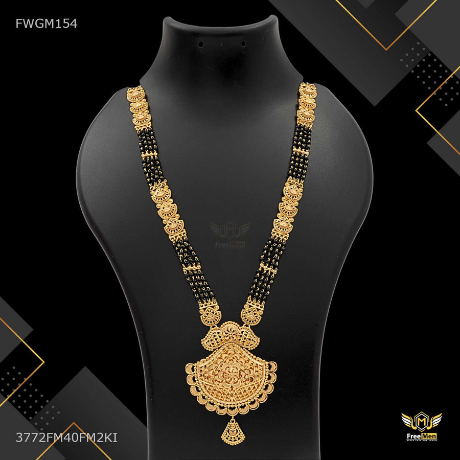 Designer Heavy Deep Flower with Long Mangalsutra for women - FWGM54