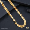 Designer Lotus with Shini Round Pokel Chain for Man